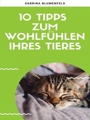 cover image of 10 Tipps zum Wohlfühlen Ihres Tieres